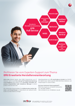 Erweiterte Herstellerverantwortung EPR Full Service