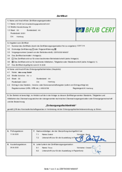 take-e-way Zertifikat Entsorgungsfachbetrieb